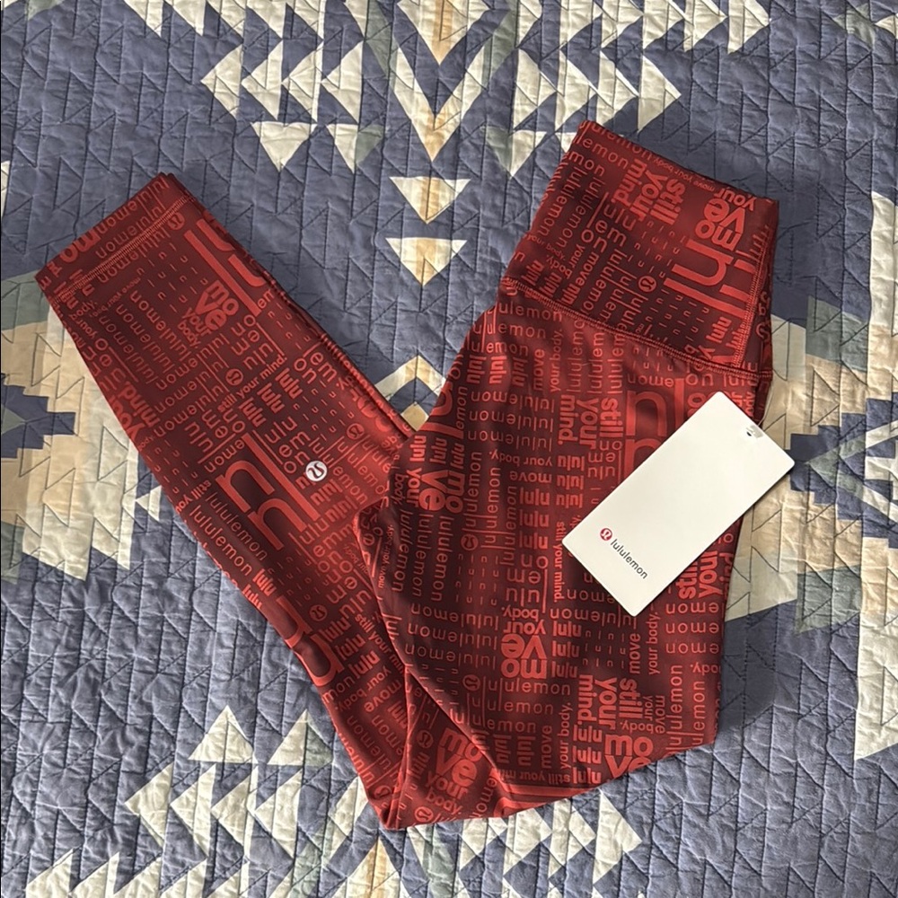 NWT women’s lululemon Wunder train contour tights 25” size 6